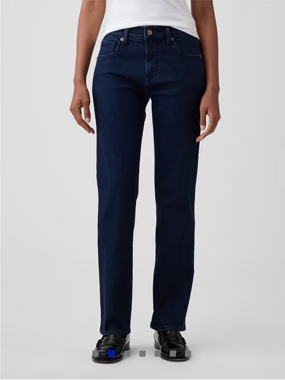 NWT Gap Mid Rise '90s Slim Straight Jeans Dark Wash - Size 6 / 28 Regular